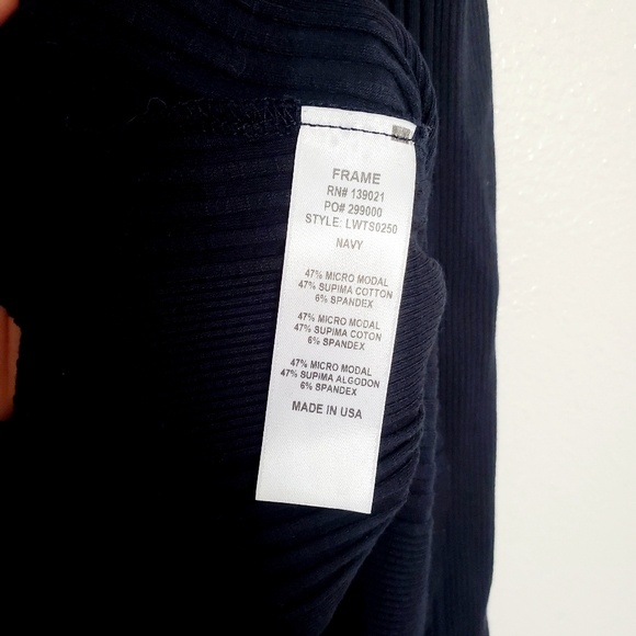 FRAME cold shoulder ribbed sweater - Picture 5 of 8